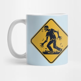 Zombie Warning Mug